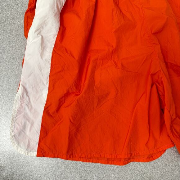 Rag & Bone Athletic Shorts XS Orange White Stripe Run Workout Train Lightweight - Picture 5 of 10